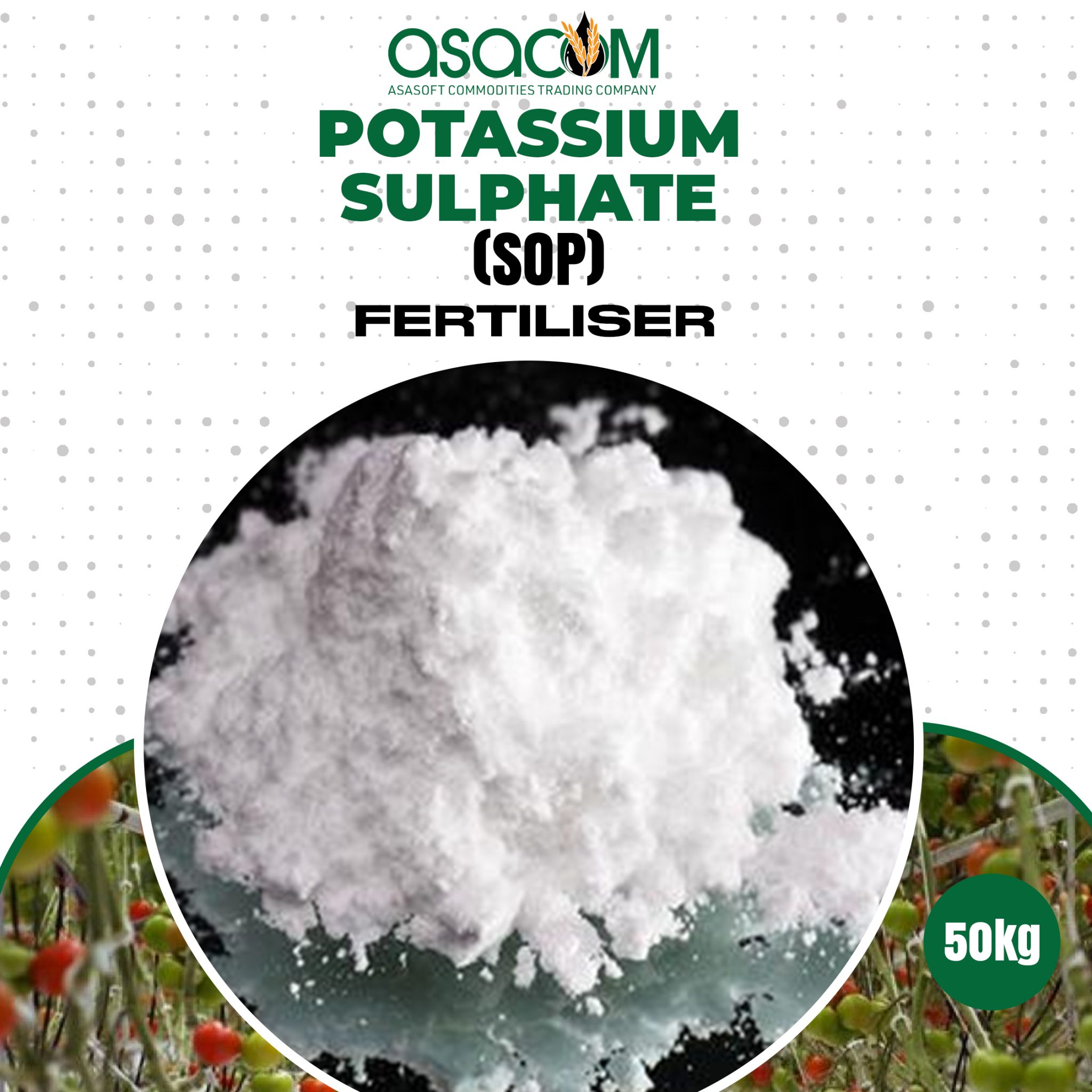 Potassium sulphate SOP fertilizer - Asasoft